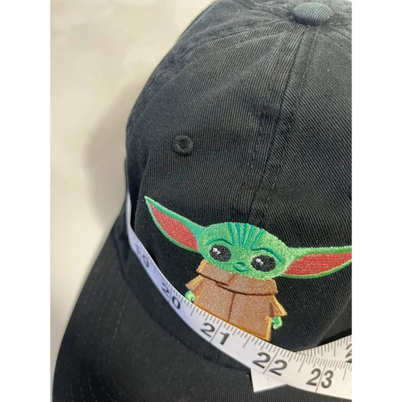 Star Wars The Mandalorian Baby Yoda Hat Cap Black OS - Picture 4 of 4